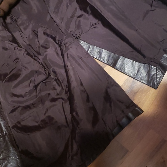 Bermans mens brown Leather jacket 46 - Picture 5 of 8